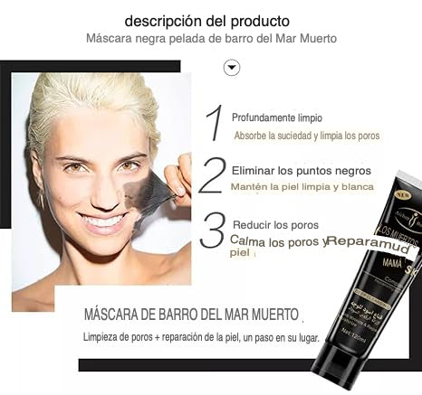 Mascarilla Gold /Black puntos negros